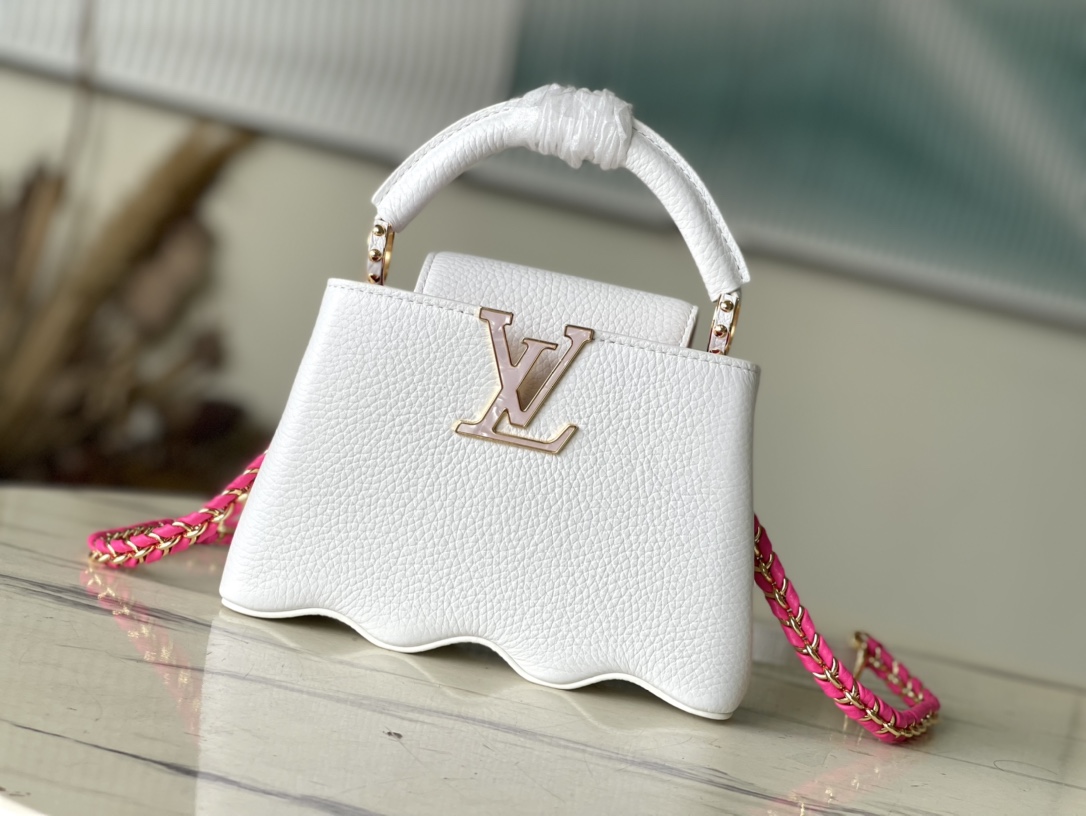 Bagsaaa L0vis Vvtt0n Capucines Mini Light Pink Pink - M22121 - 22cm