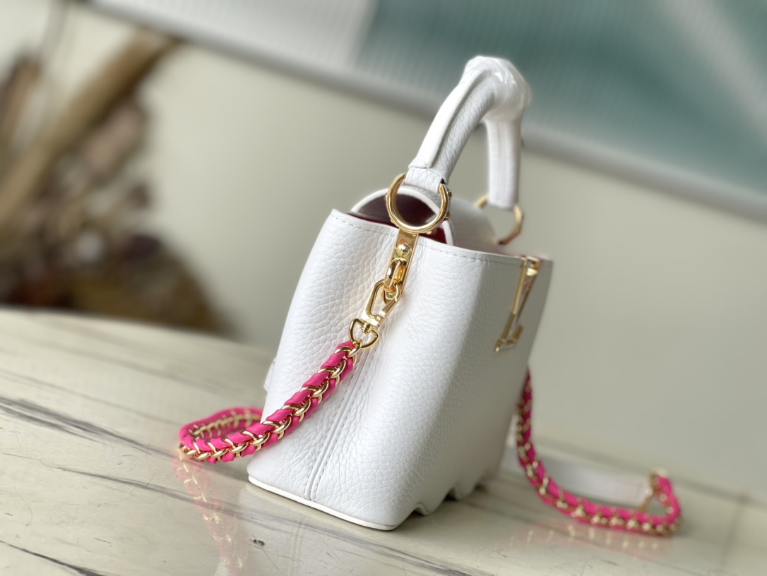 Bagsaaa L0vis Vvtt0n Capucines Mini Light Pink Pink - M22121 - 22cm