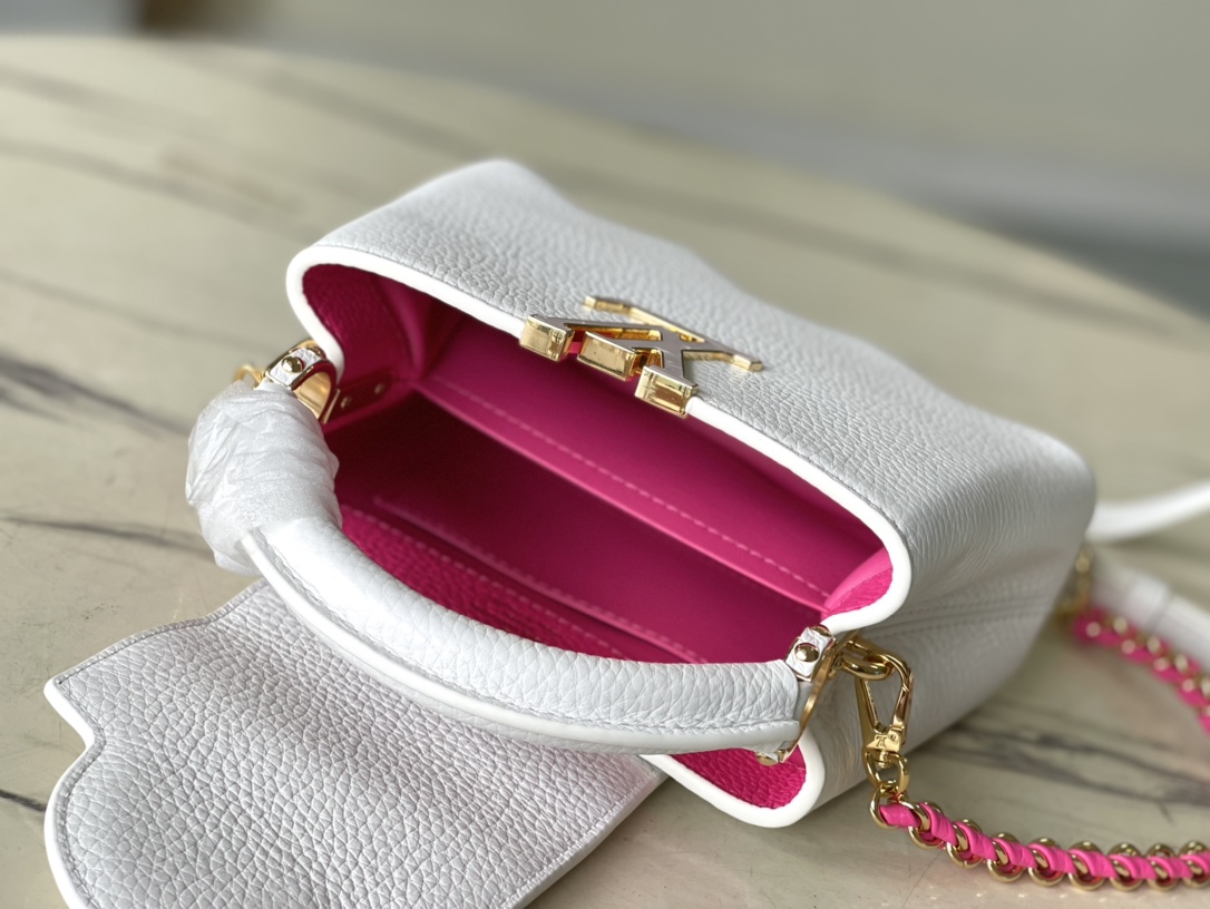Bagsaaa L0vis Vvtt0n Capucines Mini Light Pink Pink - M22121 - 22cm