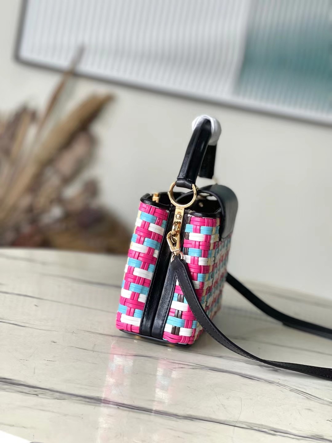 Bagsaaa L0vis Vvtt0n Capucines Multicolor Coated canvas - 21 * 14 * 8 cm