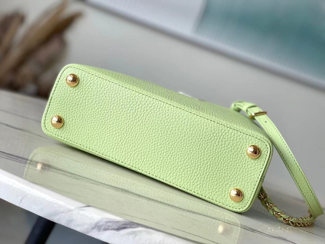 Bagsaaa L0vis Vvtt0n Capucines BB Vert Noto Green - 27 x 18 x 9 cm