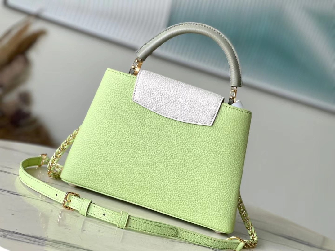 Bagsaaa L0vis Vvtt0n Capucines BB Vert Noto Green - 27 x 18 x 9 cm
