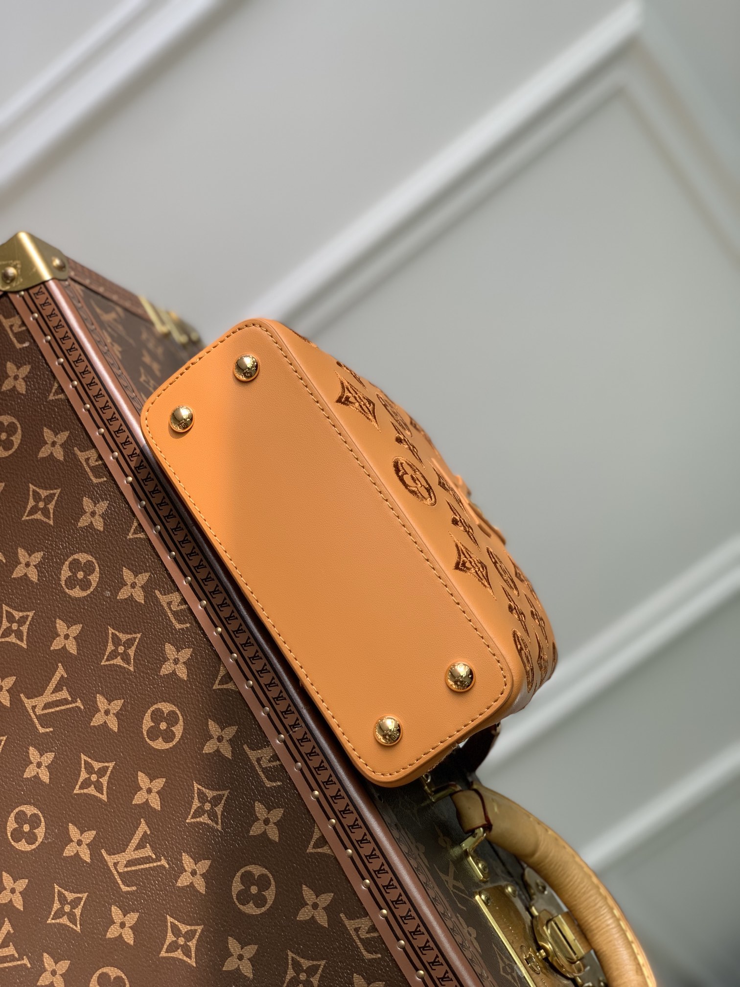 Bagsaaa L0vis Vvtt0n Capucines Mini Brown Monogram - 21x14x8cm