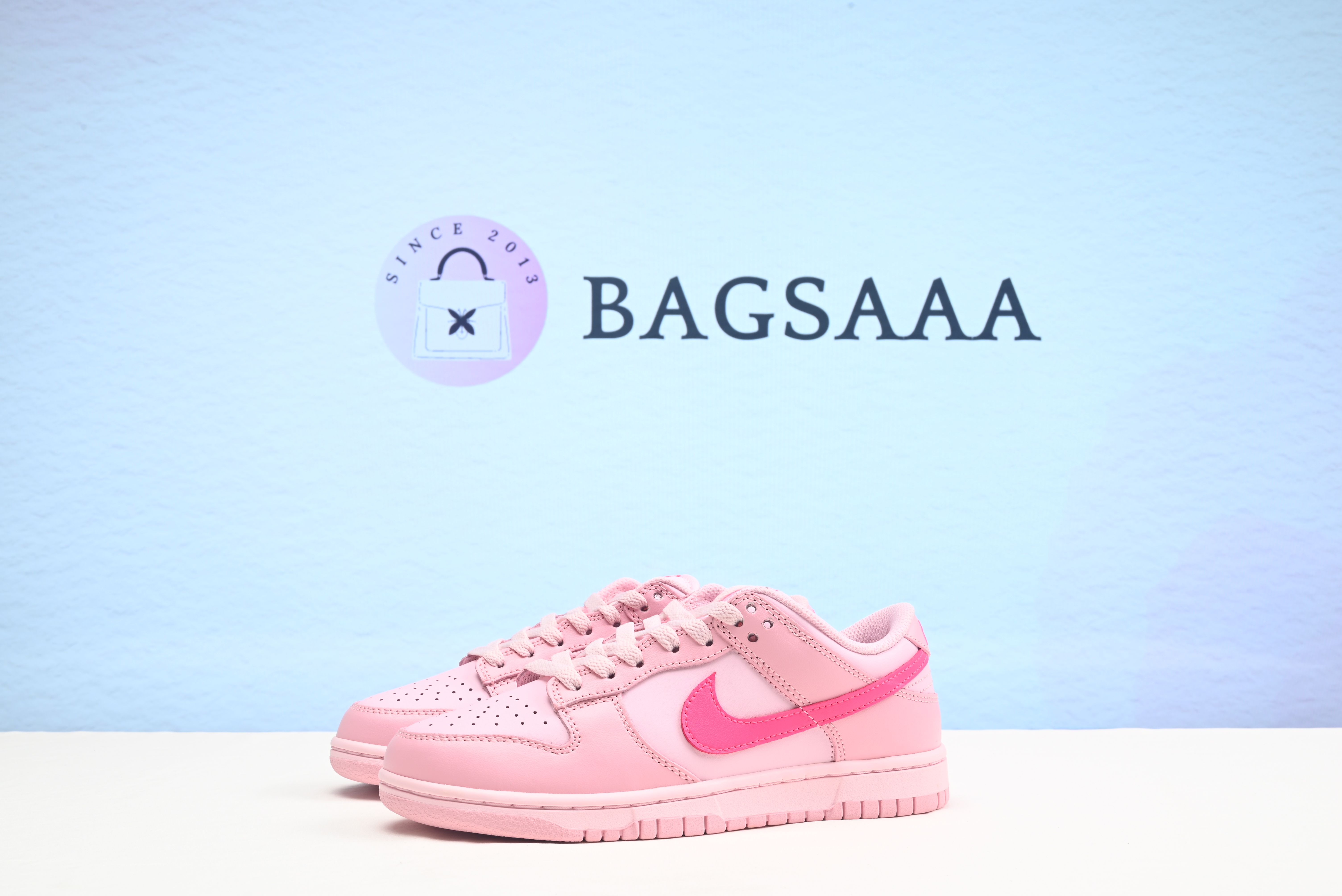 Bagsaaa Sneaker Dunk Low Triple Pink