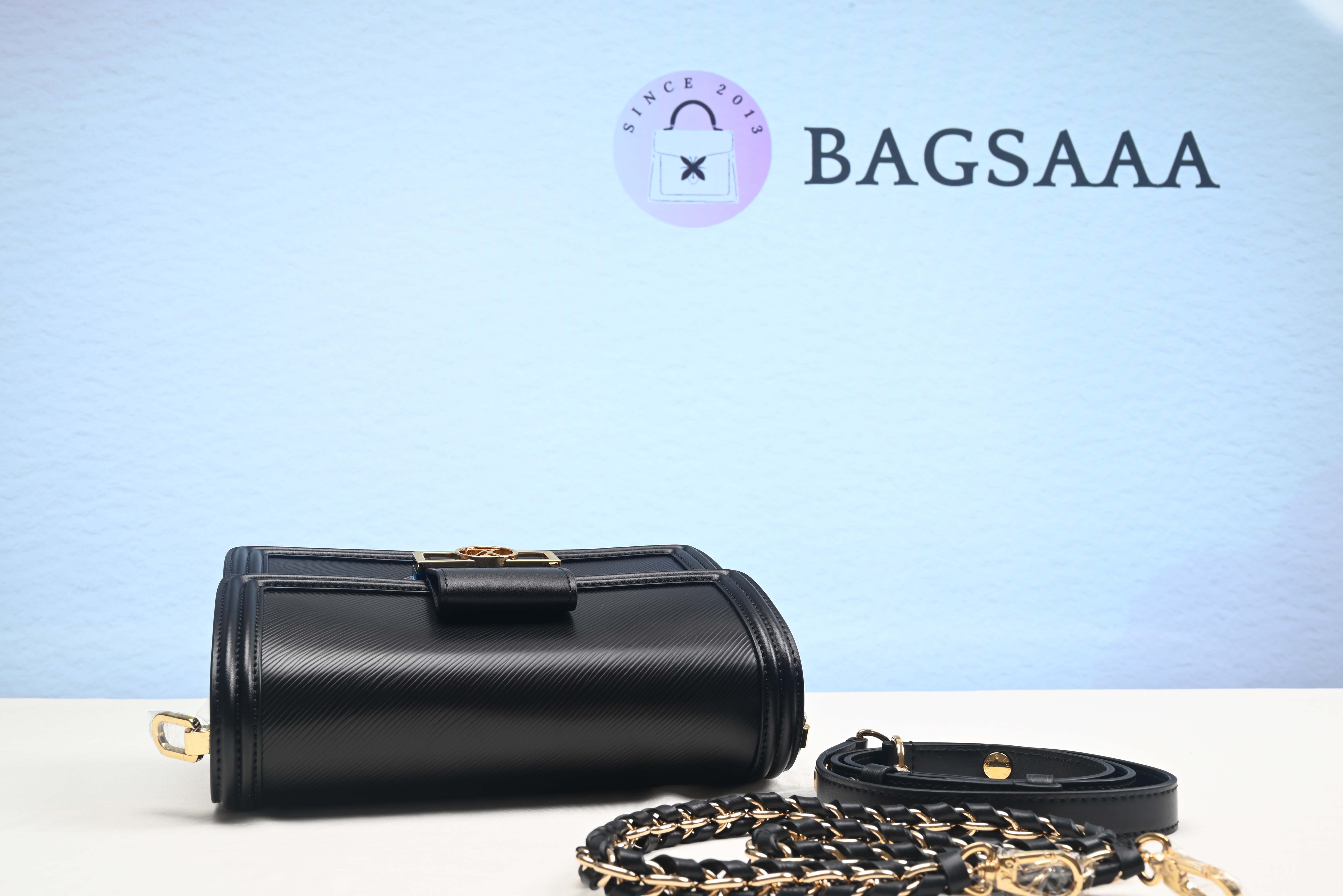 Bagsaaa L0vis Vvtt0n Mini Dauphine Epi Leather Black - 20x16x9cm