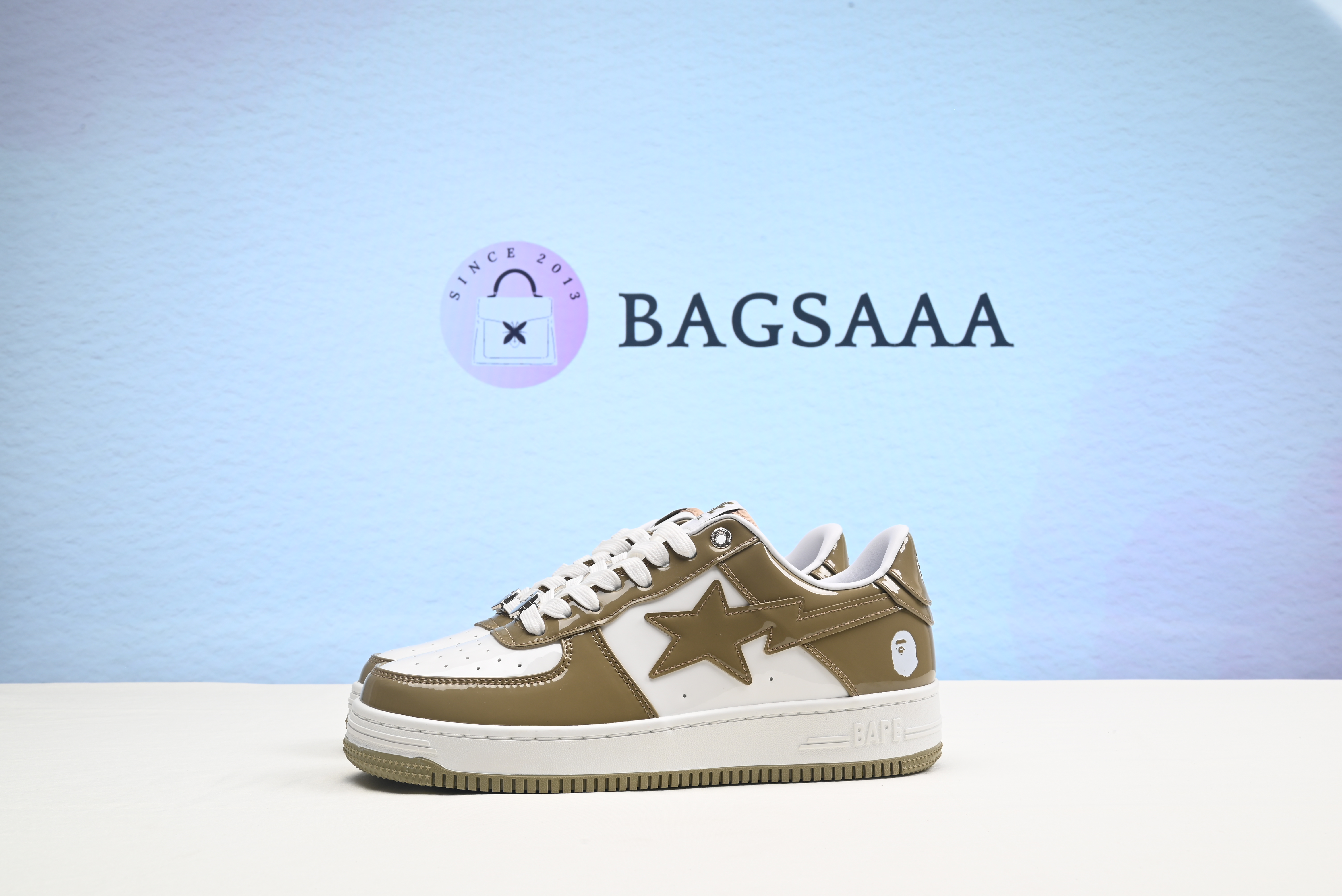 Bagsaaa Bape Sta M1 Beige sneakers