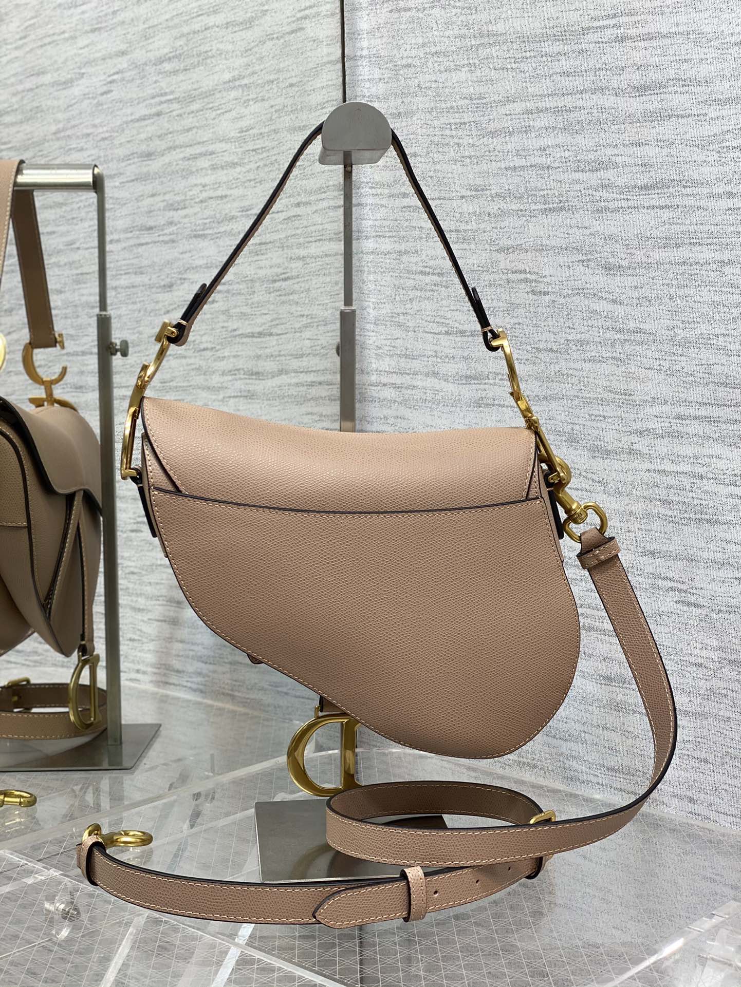 Bagsaaa D10r Saddle Nude Color - 24×6×18cm