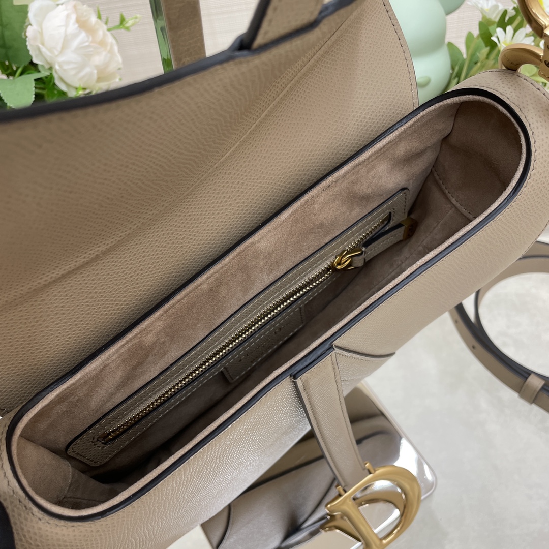 Bagsaaa D10r Saddle Grey Bag - 25.5x20x6.5cm
