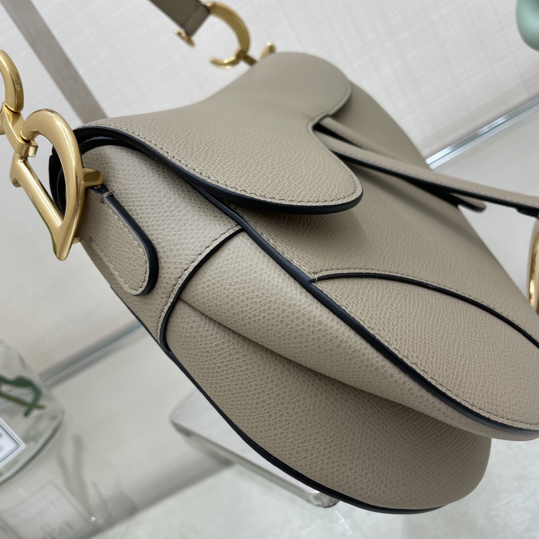Bagsaaa D10r Saddle Grey Bag - 25.5x20x6.5cm