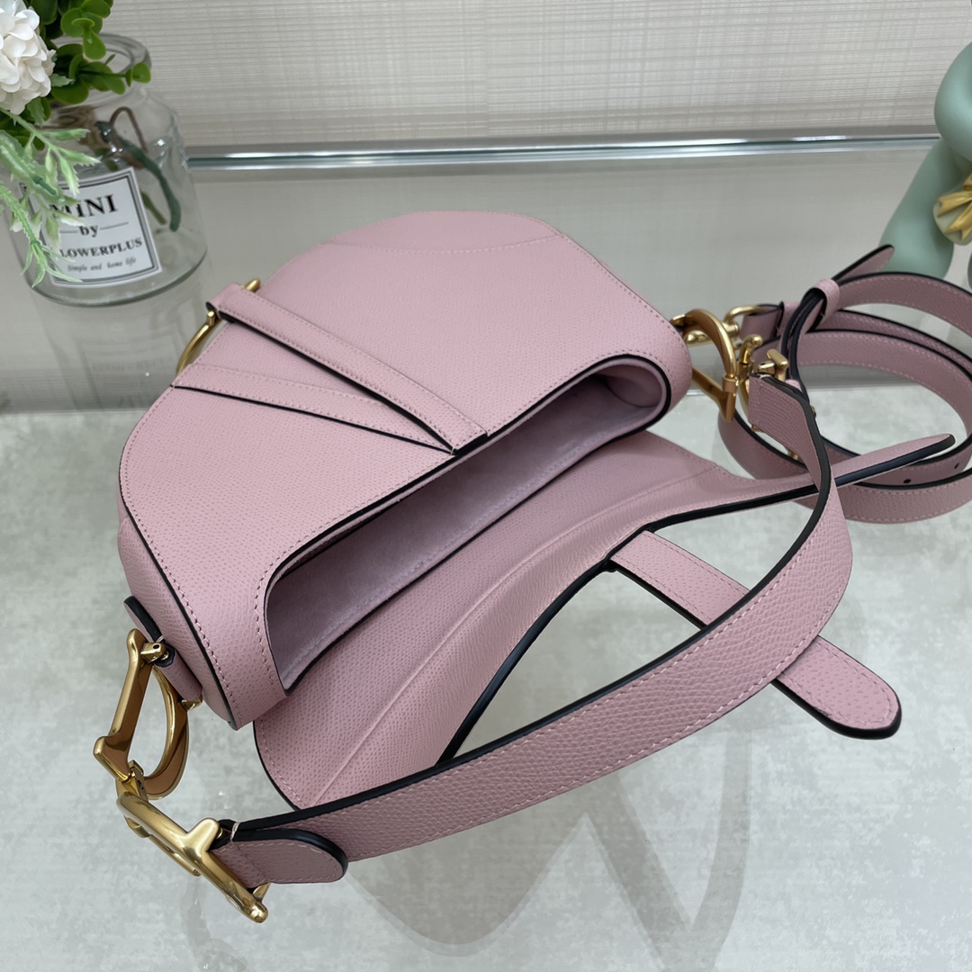 Bagsaaa D10r Saddle Pink Bag - 25.5x20x6.5cm