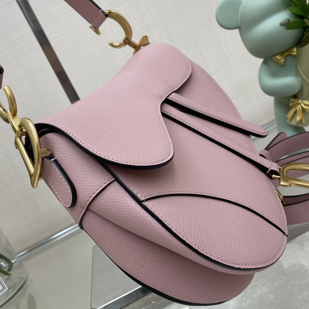 Bagsaaa D10r Saddle Pink Bag - 25.5x20x6.5cm