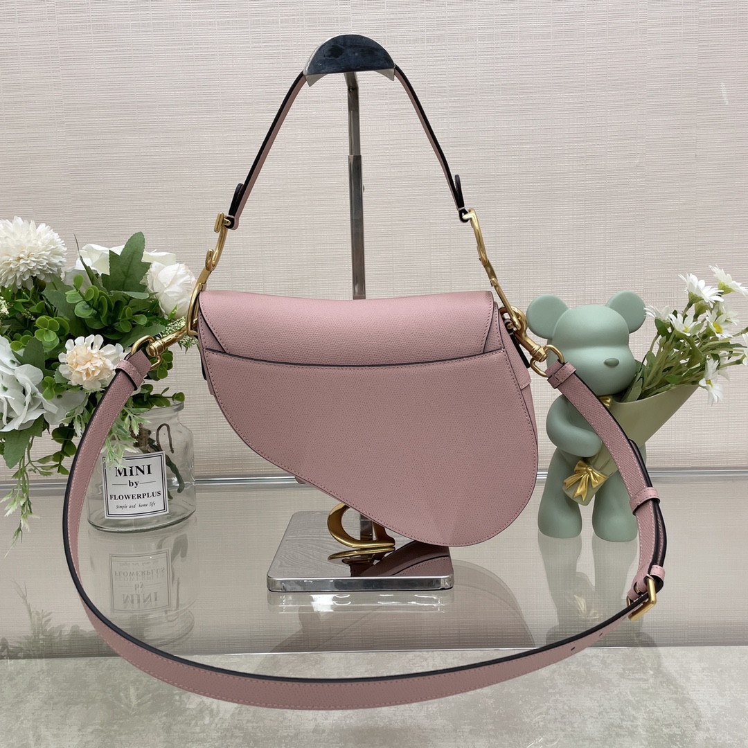 Bagsaaa D10r Saddle Pink Bag - 25.5x20x6.5cm
