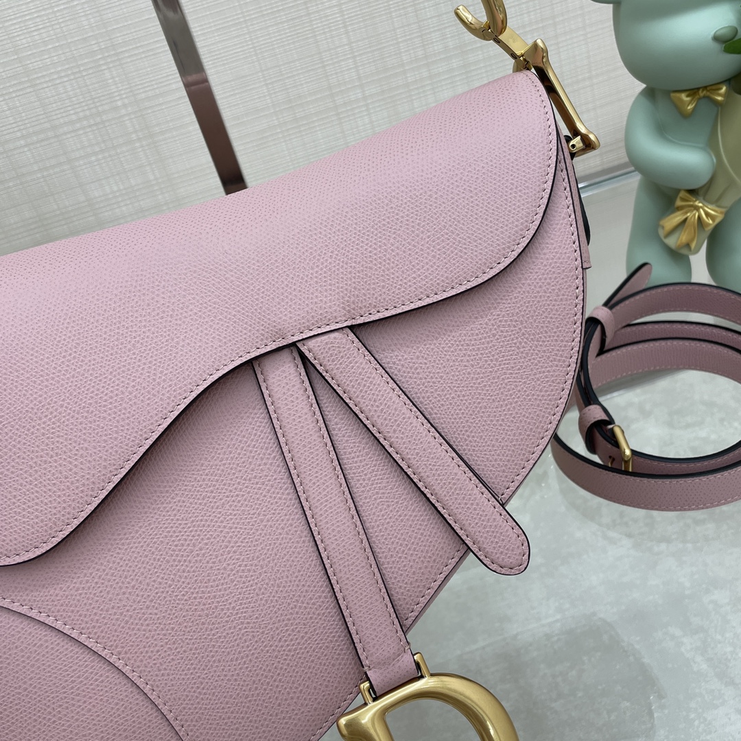 Bagsaaa D10r Saddle Pink Bag - 25.5x20x6.5cm