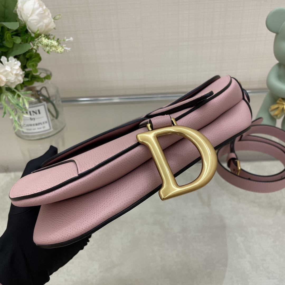 Bagsaaa D10r Saddle Pink Bag - 25.5x20x6.5cm