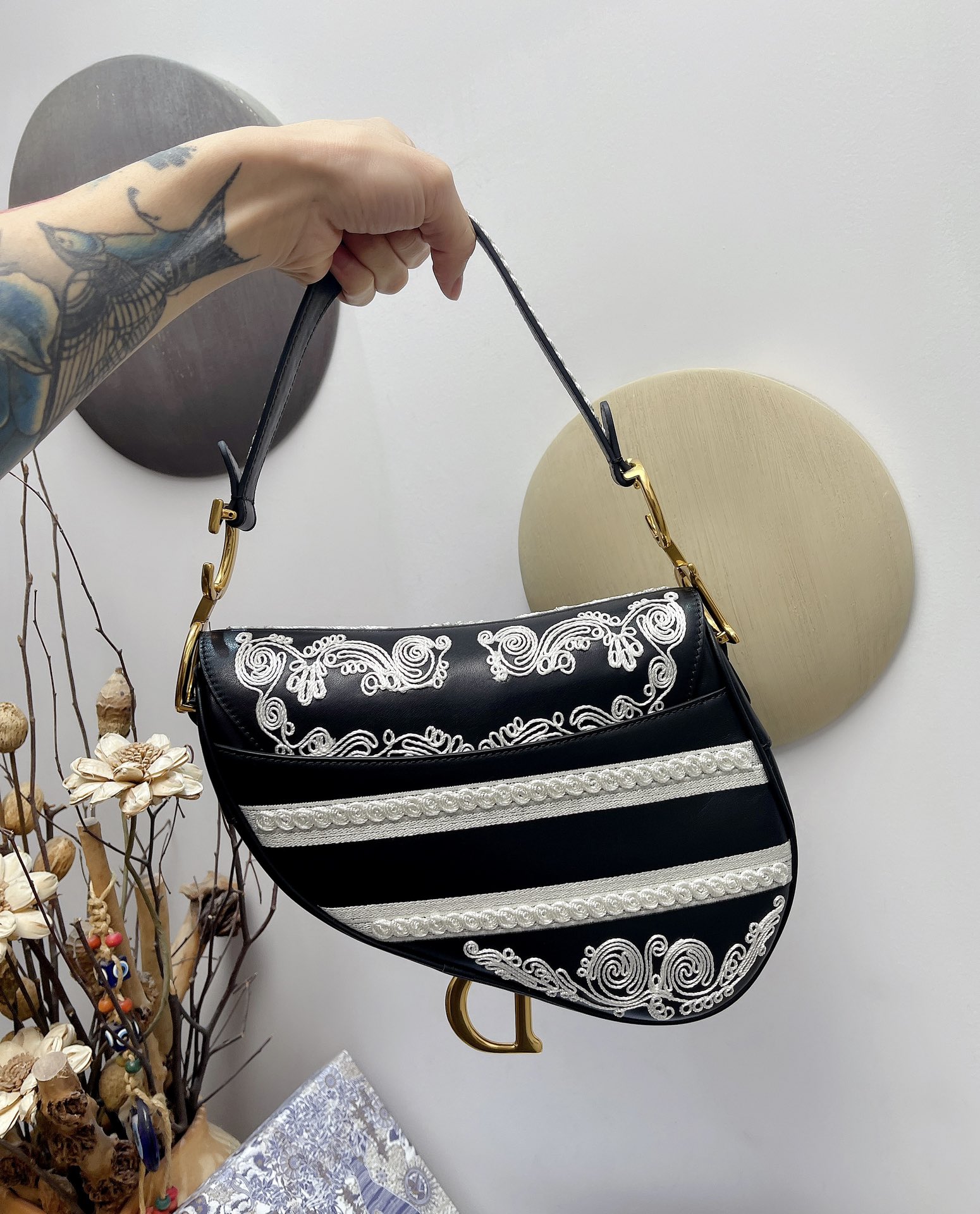 Bagsaaa D10r Saddle Maria Grazia Chiuri Bag - 25.5 x 20 x 6.5