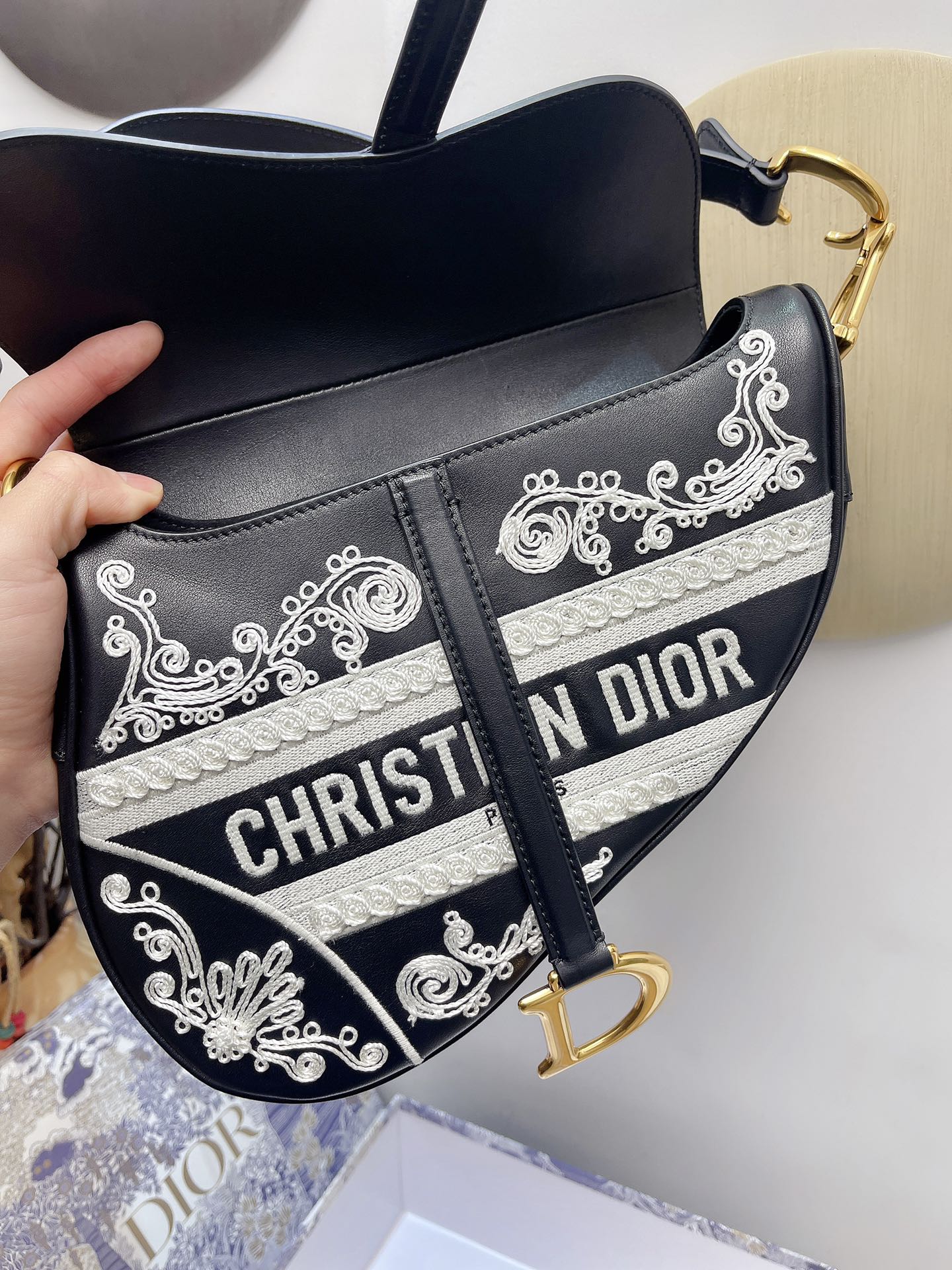 Bagsaaa D10r Saddle Maria Grazia Chiuri Bag - 25.5 x 20 x 6.5