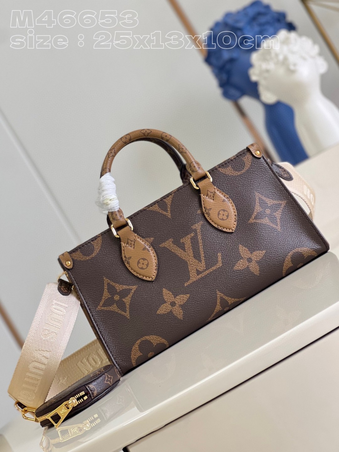 Bagsaaa L0vis Vvtt0n OnTheGo East West - M46653 - 25 x 13 x 10 cm