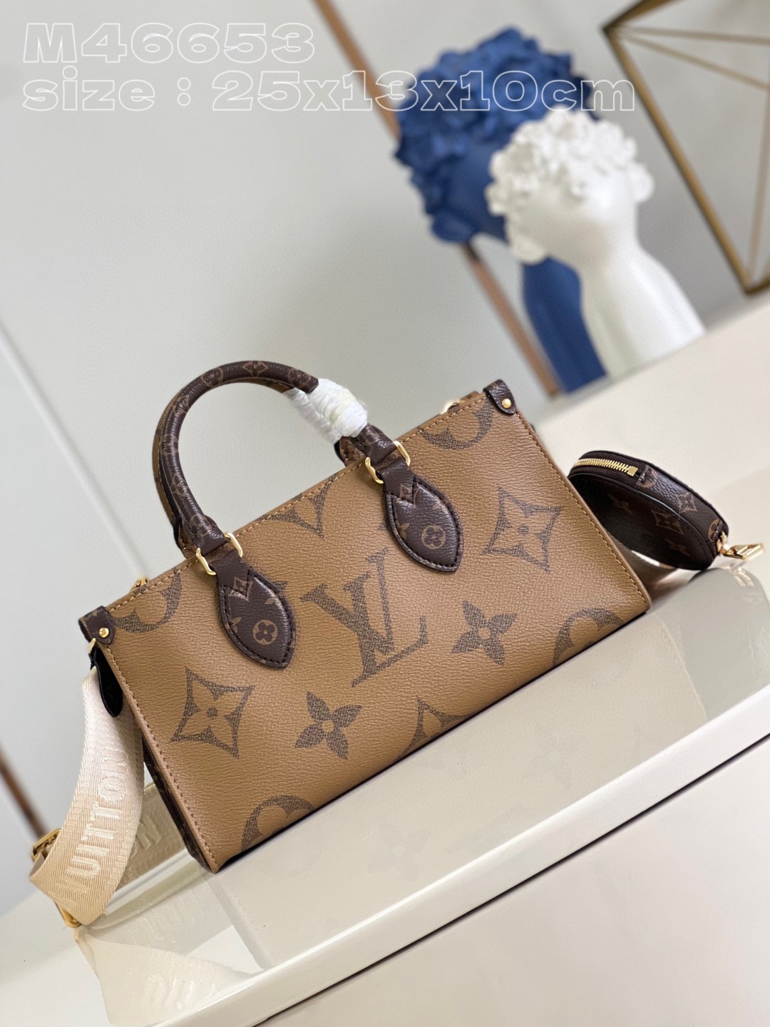 Bagsaaa L0vis Vvtt0n OnTheGo East West - M46653 - 25 x 13 x 10 cm