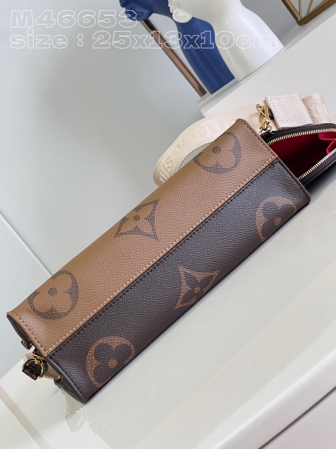 Bagsaaa L0vis Vvtt0n OnTheGo East West - M46653 - 25 x 13 x 10 cm
