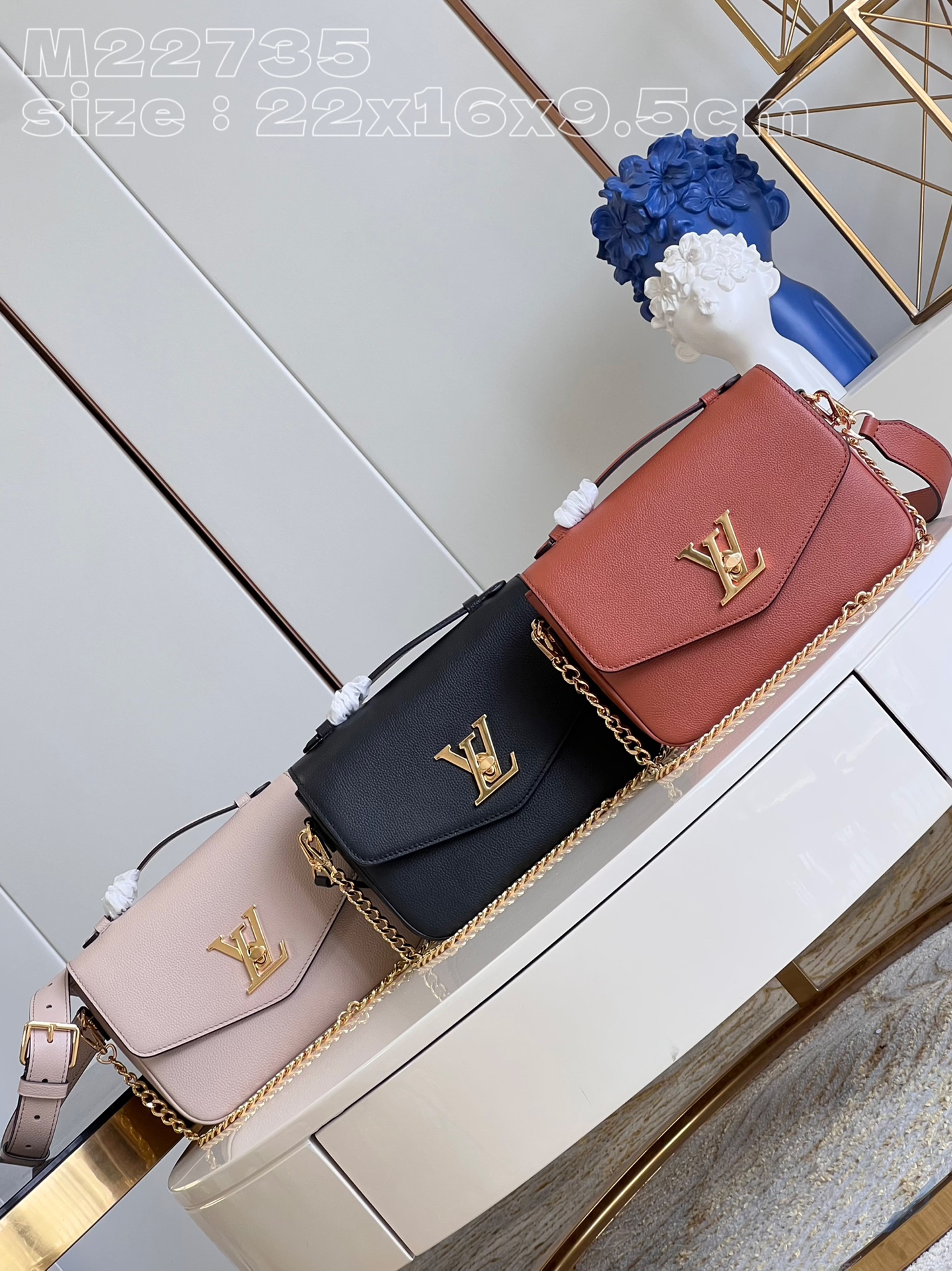 Bagsaaa L0vis Vvtt0n Oxford Lockme Bag - M22735 - 22 x 16 x 9.5 cm
