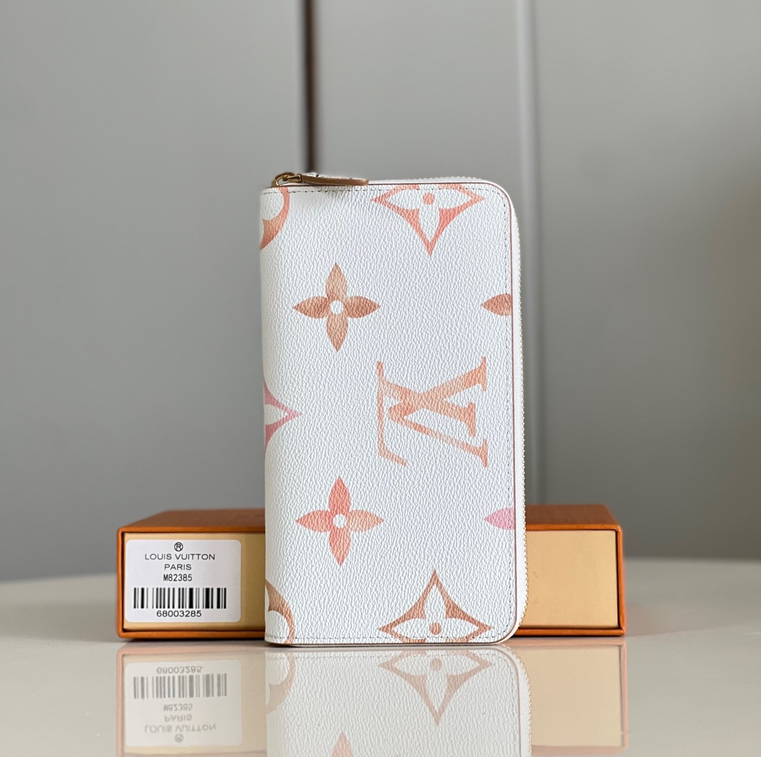 Bagsaaa L0vis Vvtt0n Zippy Wallet Beige - M82385 - 19.5 x 10.5 x 2.5 cm