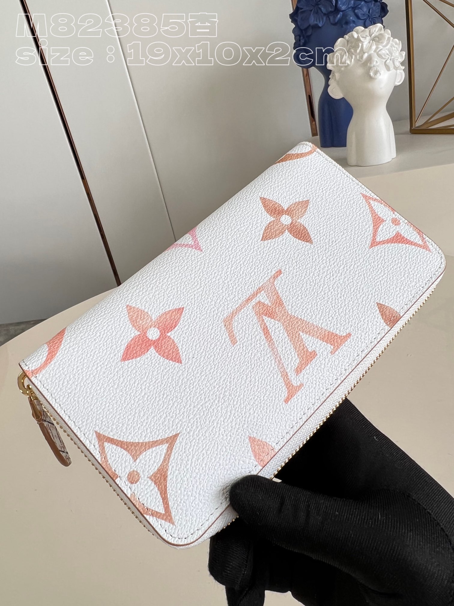 Bagsaaa L0vis Vvtt0n Zippy Wallet Beige - M82385 - 19.5 x 10.5 x 2.5 cm