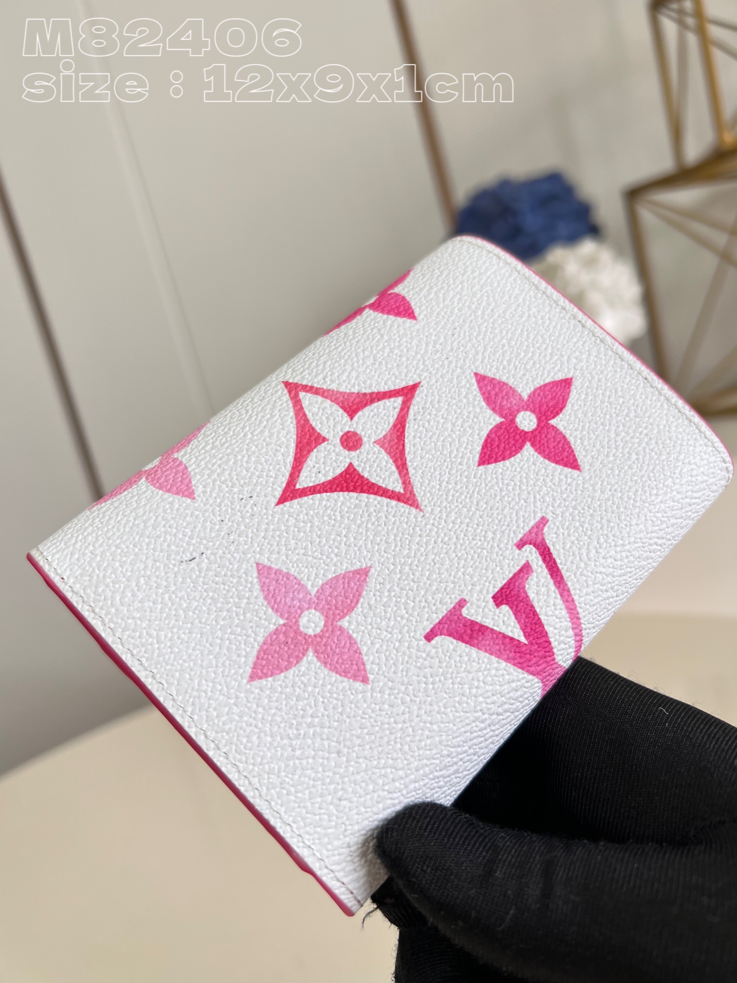 Bagsaaa L0vis Vvtt0n Victorine Pink Wallet - M82406 - 12x9cm