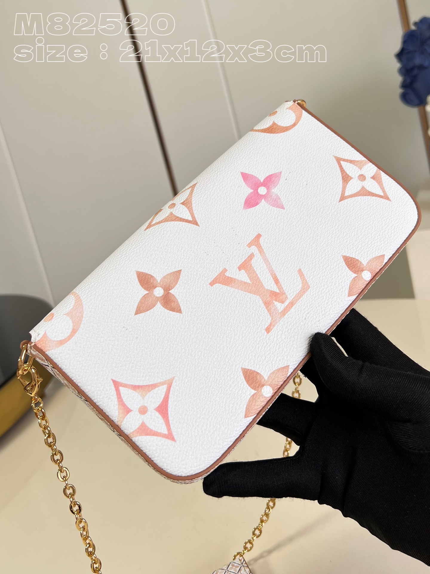 Bagsaaa Felicie Pochette Bag Beige - M82520 - 21 x 12 x 3 cm