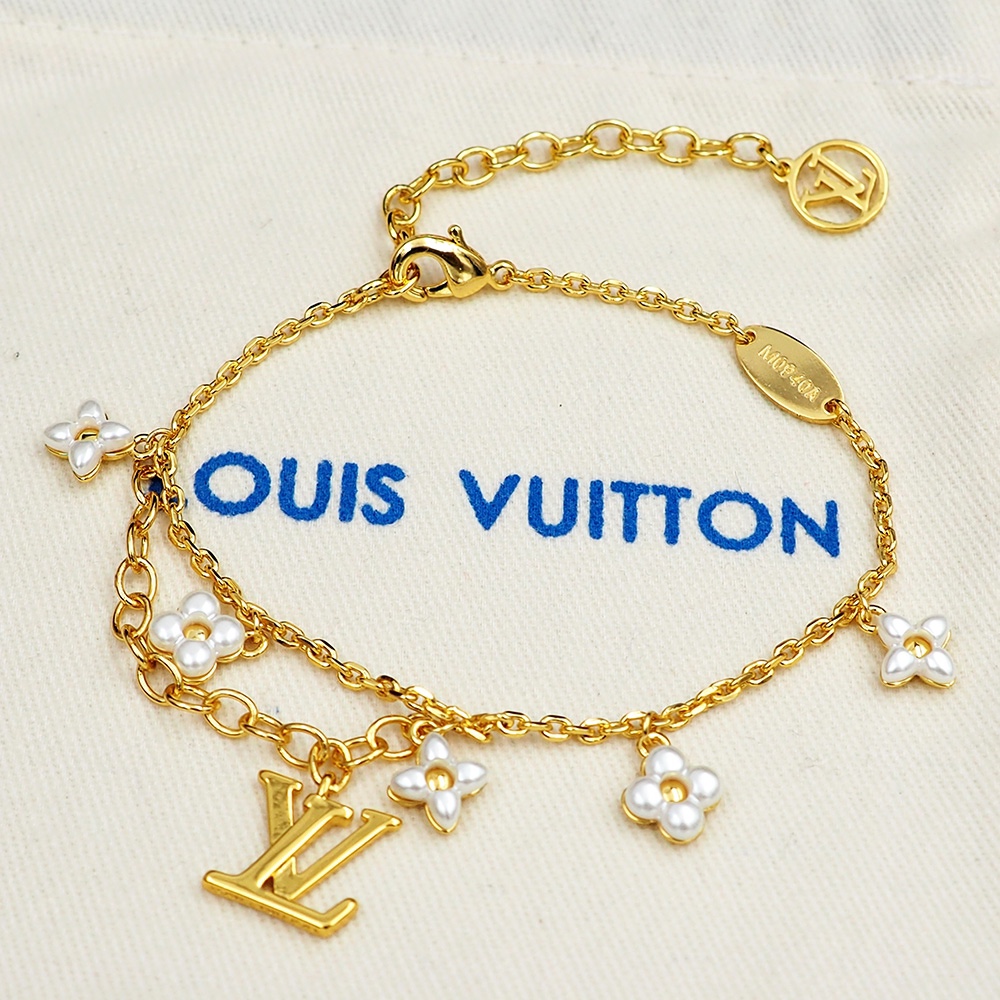 Bagsaaa L0vis Vvtt0n Floragram Bracelet