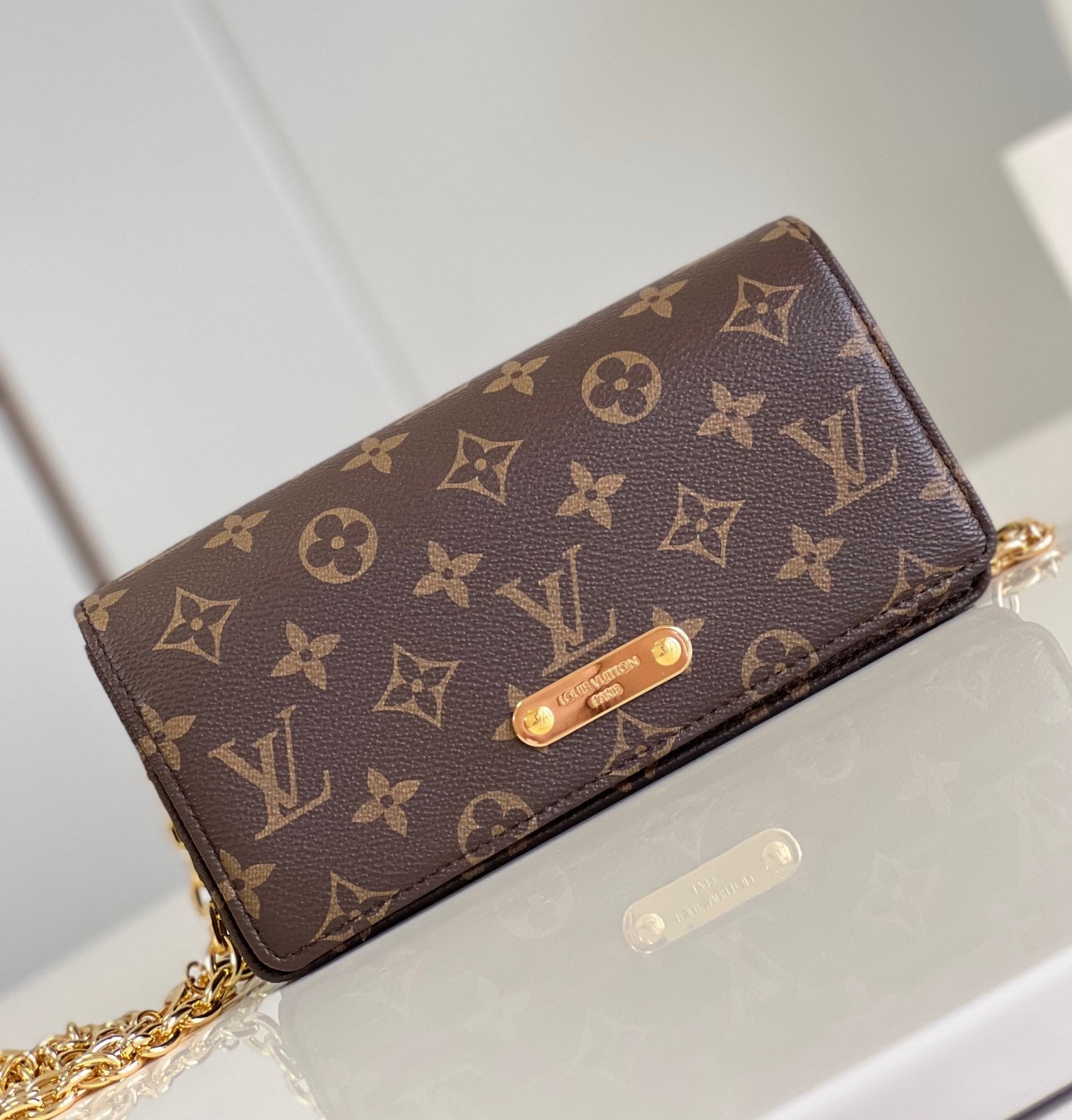 Bagsaaa L0vis Vvtt0n Lily wallet on chain monogram - 20.5x10x3.5cm