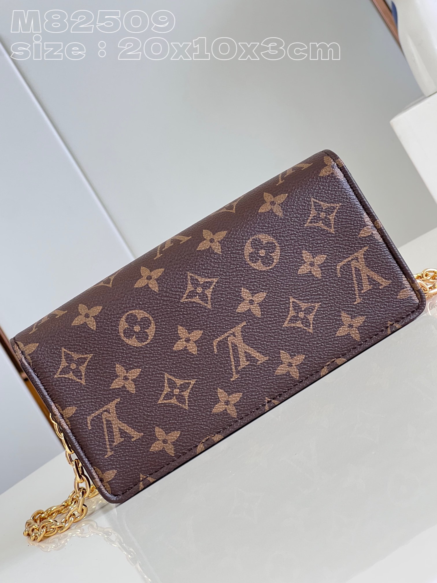 Bagsaaa L0vis Vvtt0n Lily wallet on chain monogram - 20.5x10x3.5cm