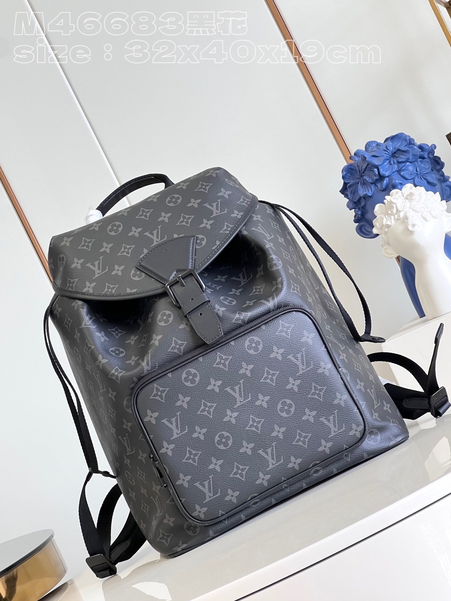 Bagsaaa L0vis Vvtt0n Montsouris Monogram Eclipse - 32 x 40 x 19cm