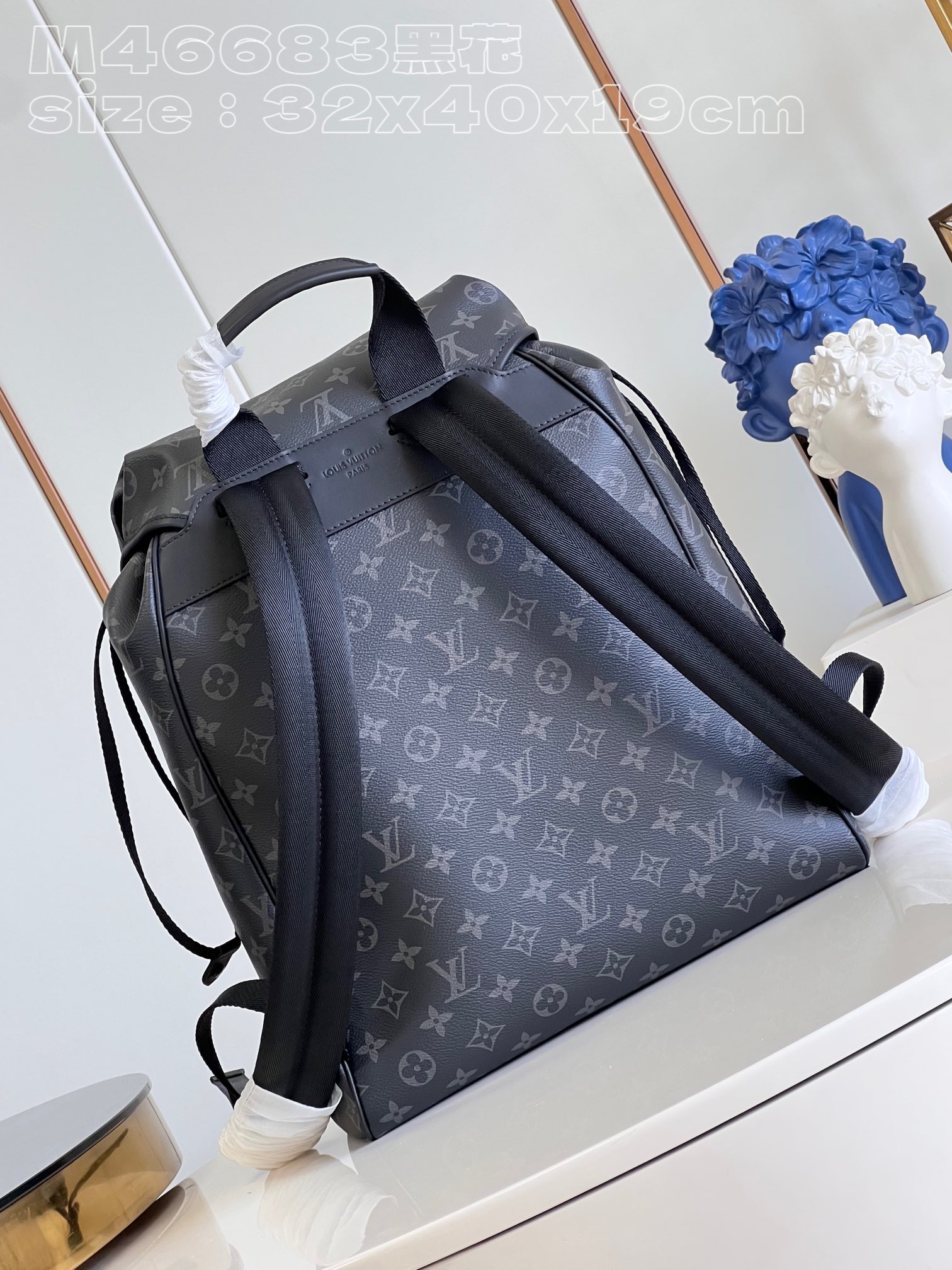 Bagsaaa L0vis Vvtt0n Montsouris Monogram Eclipse - 32 x 40 x 19cm