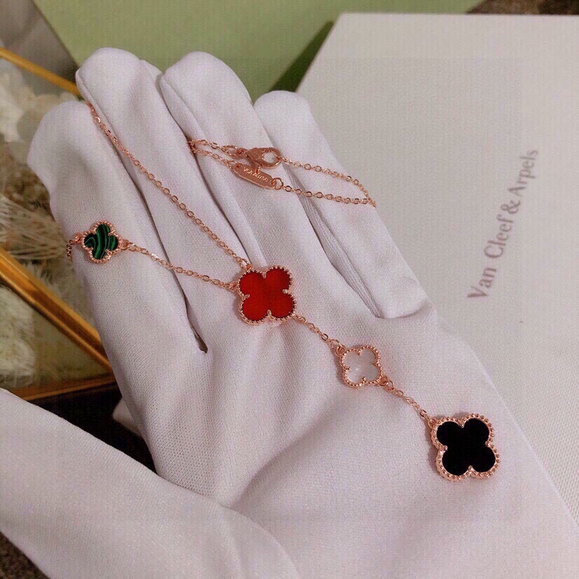 Bagsaaa V*n Cl**f & Arp*1s Alhambra Neckalce 5 motif
