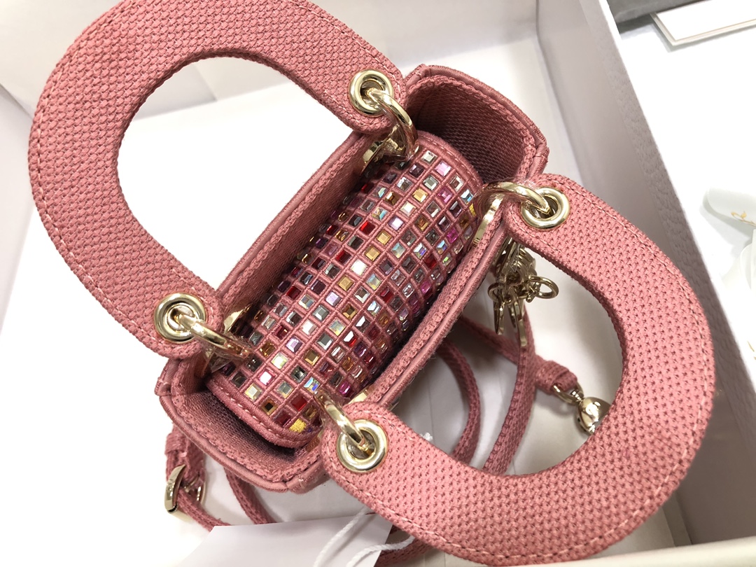 Bagsaaa D10r Lady Micro Pink Metallic - 12 x 10.2 x 5 cm