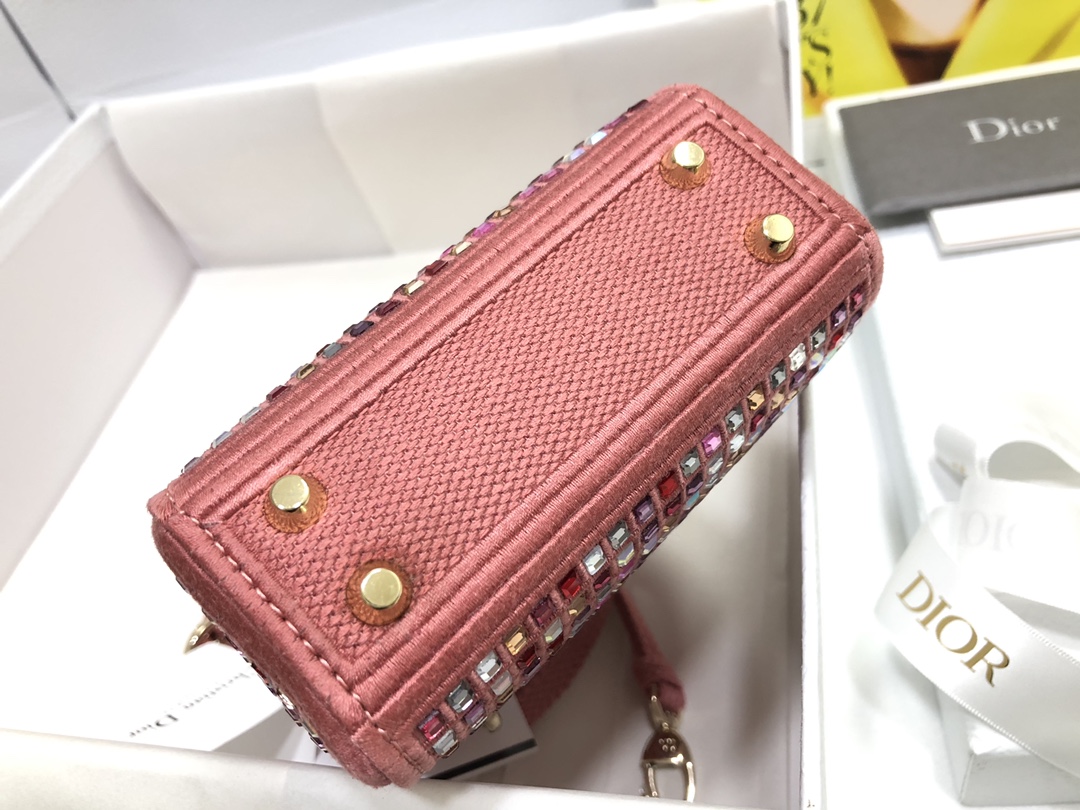 Bagsaaa D10r Lady Micro Pink Metallic - 12 x 10.2 x 5 cm