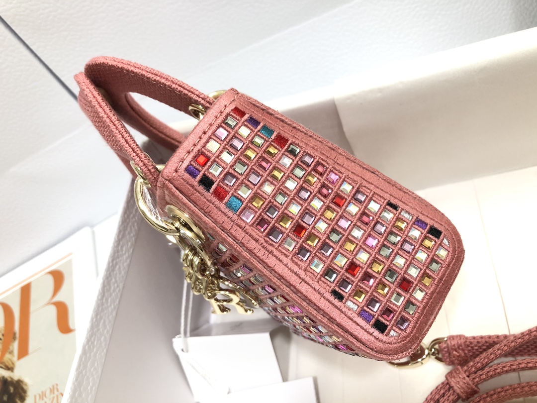 Bagsaaa D10r Lady Micro Pink Metallic - 12 x 10.2 x 5 cm