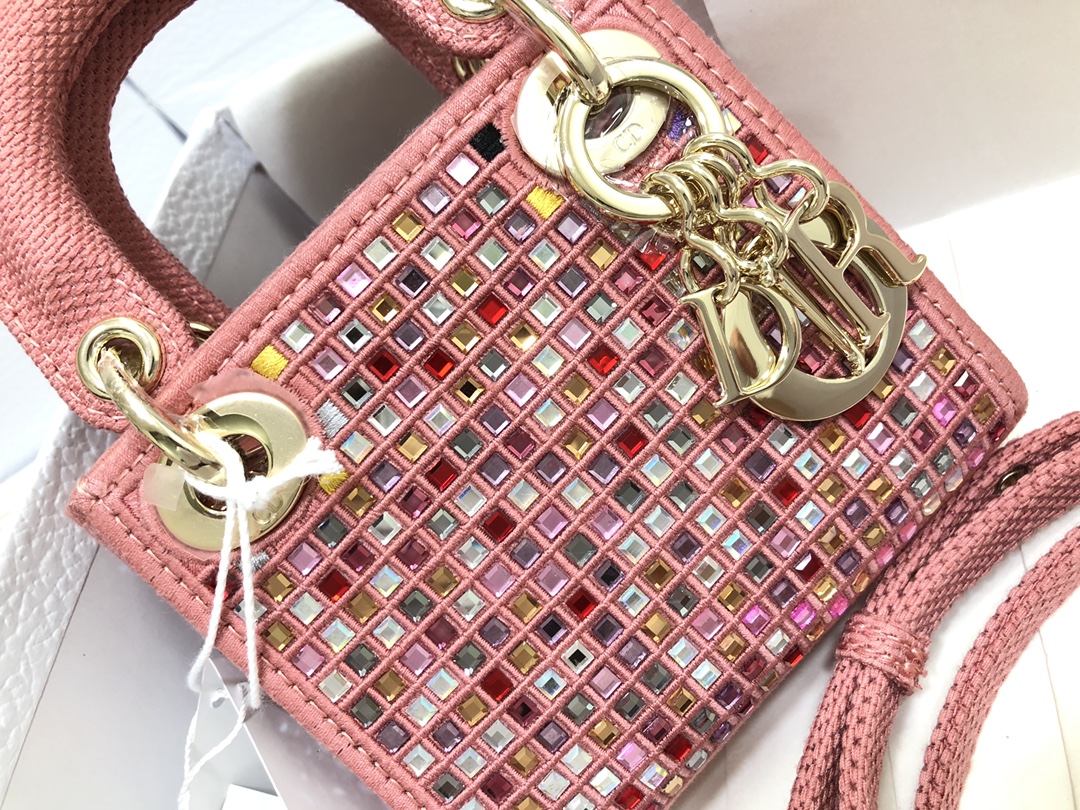 Bagsaaa D10r Lady Micro Pink Metallic - 12 x 10.2 x 5 cm