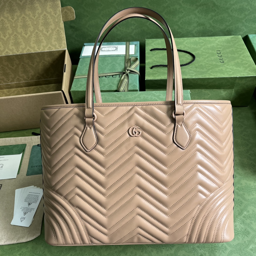Bagsaaa Gvc*1 Marmont Tote Nude Bag - 38.5x 29x 14cm