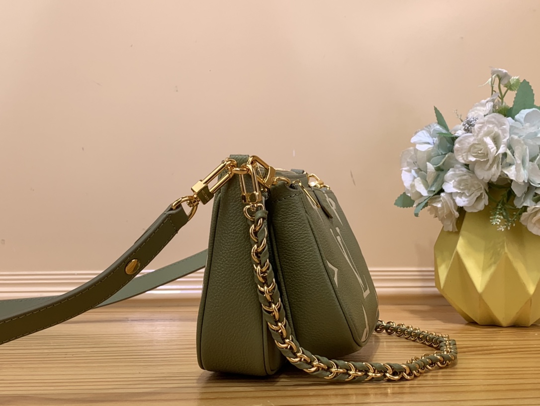 L0vis Vvtt0n MULTI POCHETTE ACCESSOIRES Green - 24x13.5x4cm