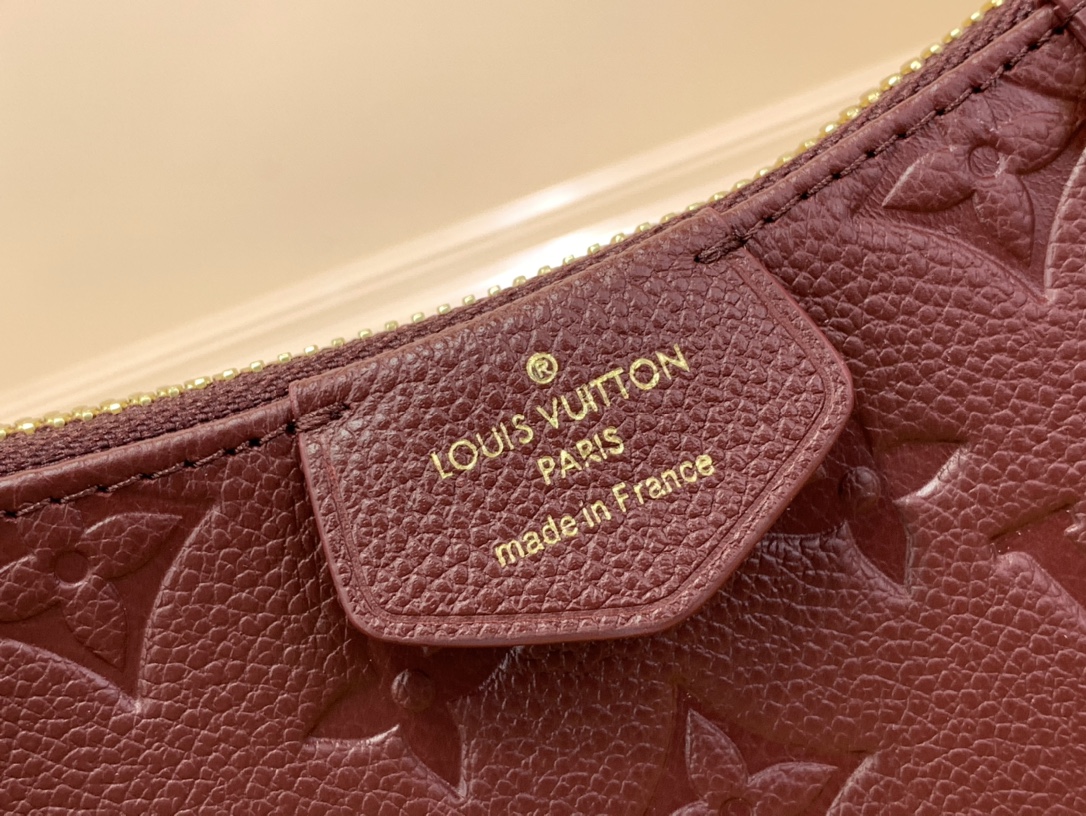 Bagsaaa L0vis Vvtt0n Easy On Pouch Burgundy - 19 x 11.5 x 3
