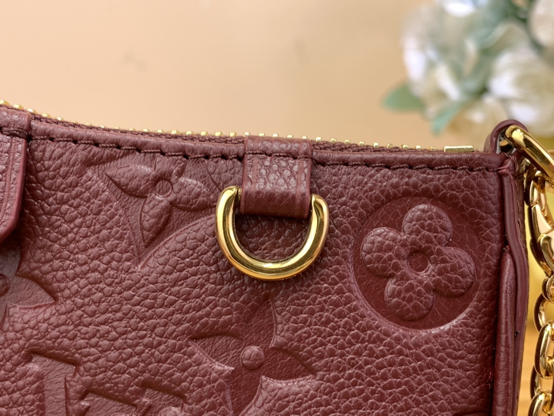 Bagsaaa L0vis Vvtt0n Easy On Pouch Burgundy - 19 x 11.5 x 3