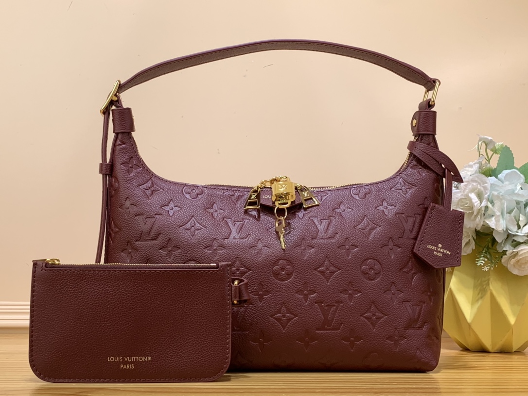 Bagsaaa L0vis Vvtt0n Sac Sport Burrgundy - 27x22x18cm