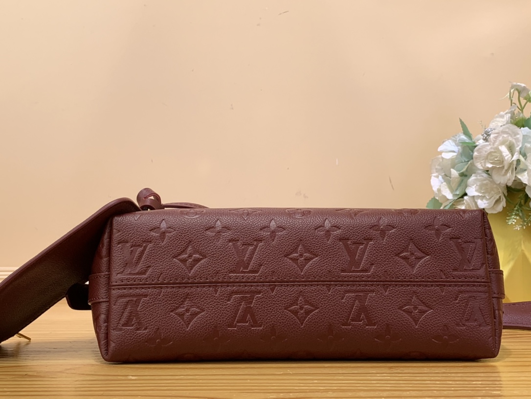 Bagsaaa L0vis Vvtt0n Sac Sport Burrgundy - 27x22x18cm