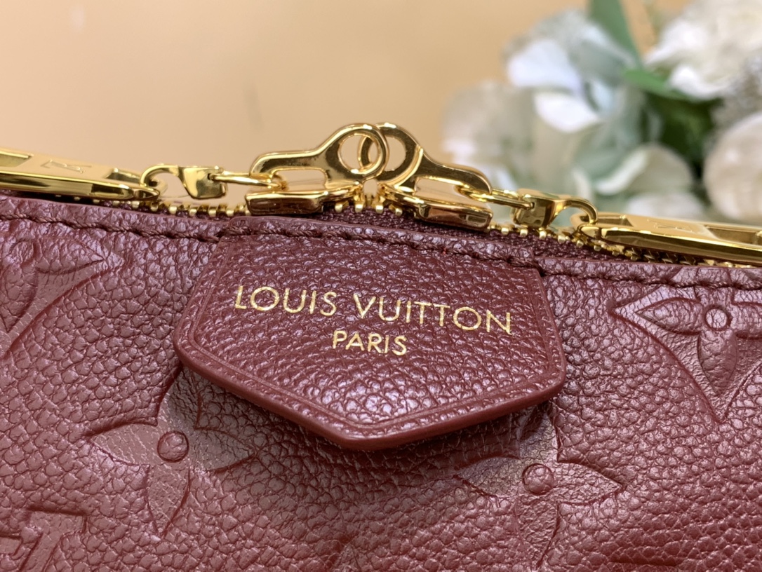 Bagsaaa L0vis Vvtt0n Sac Sport Burrgundy - 27x22x18cm