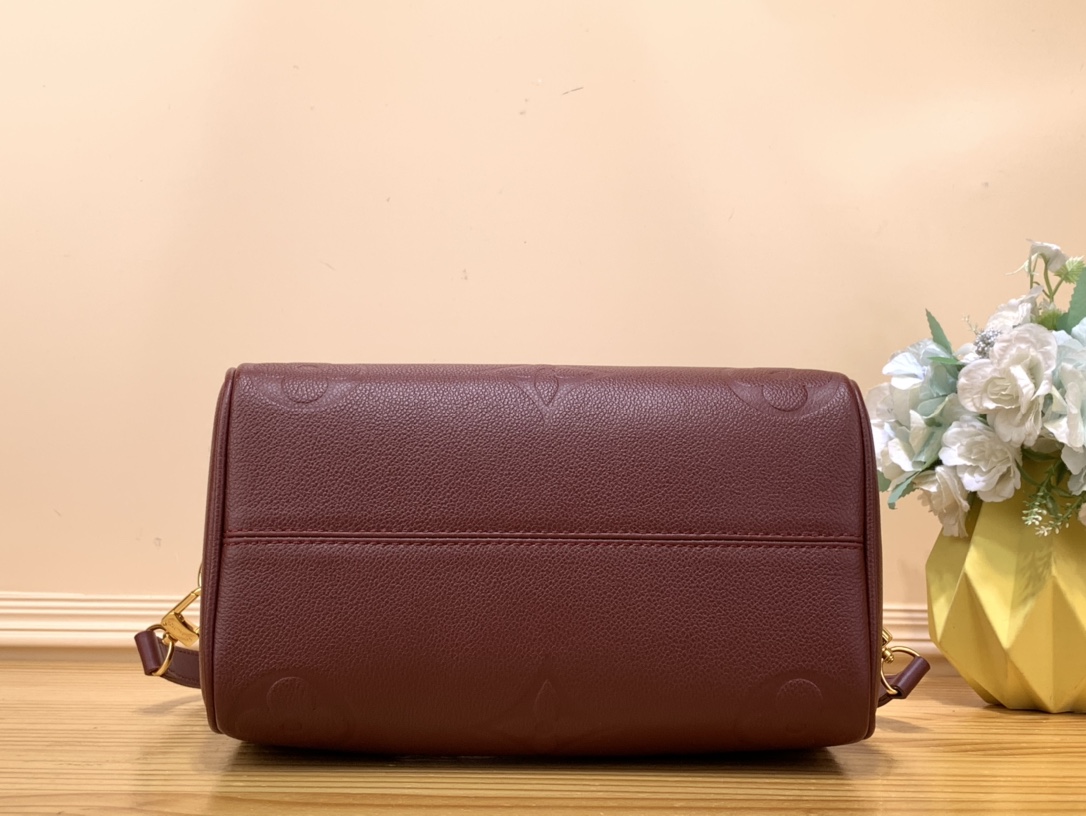 Bagsaaa L0vis Vuittton Speedy Burrgundy - 25 x 19 x 15cm