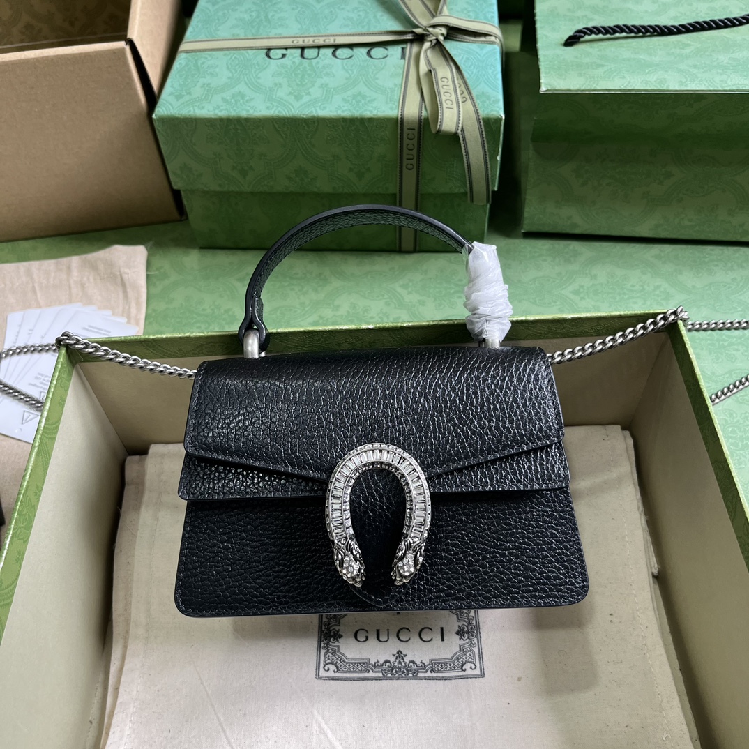 Bagsaaa Gvc*1 Dionysus mini top handle in black - 18x12x6cm