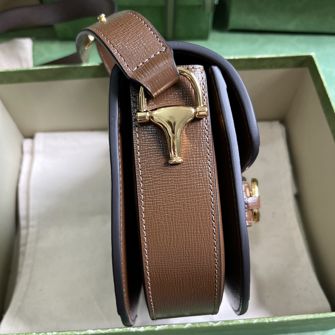 Bagsaaa Gvc*1 Horsebit Beige GG - 18*17*6.5cm