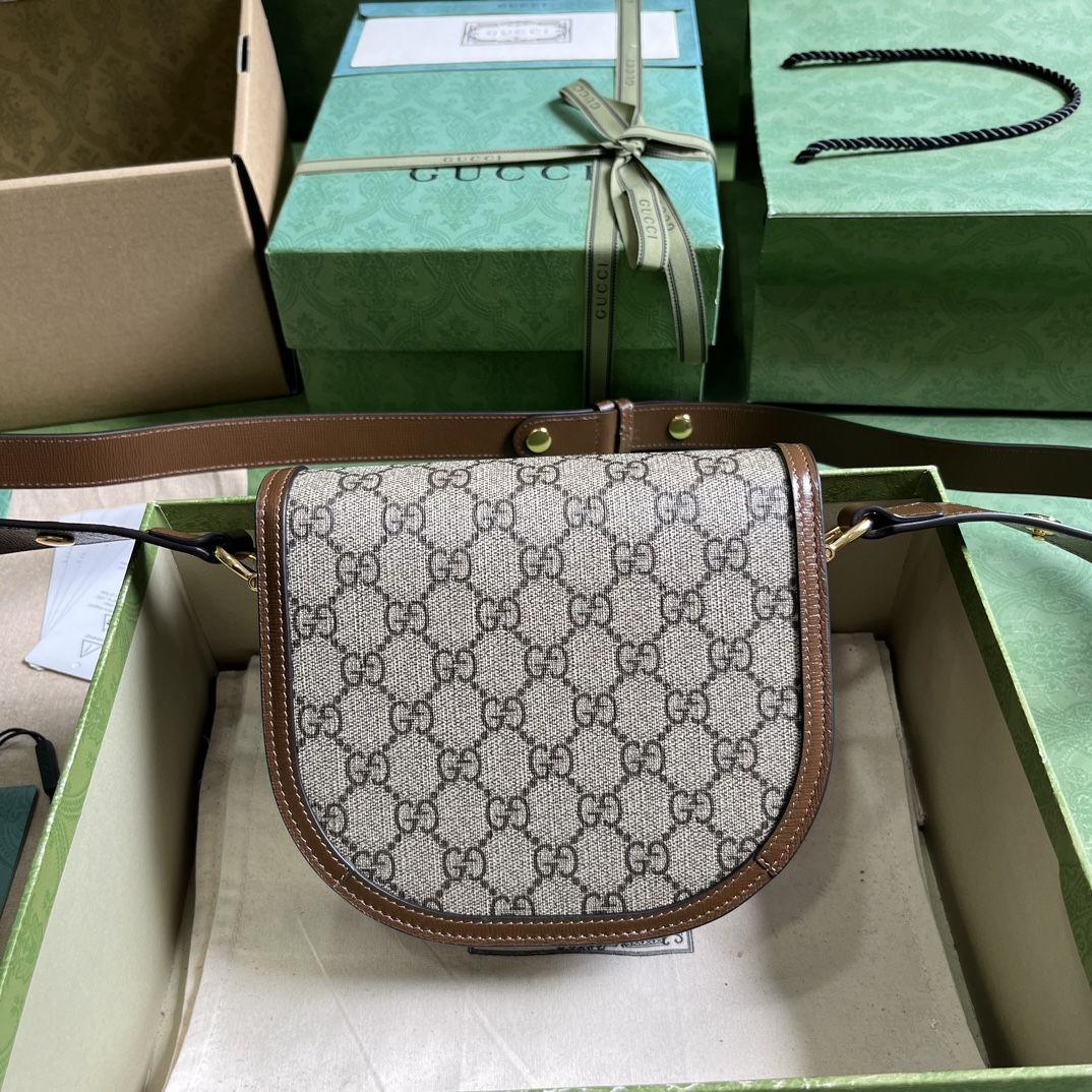 Bagsaaa Gvc*1 Horsebit Beige GG - 18*17*6.5cm