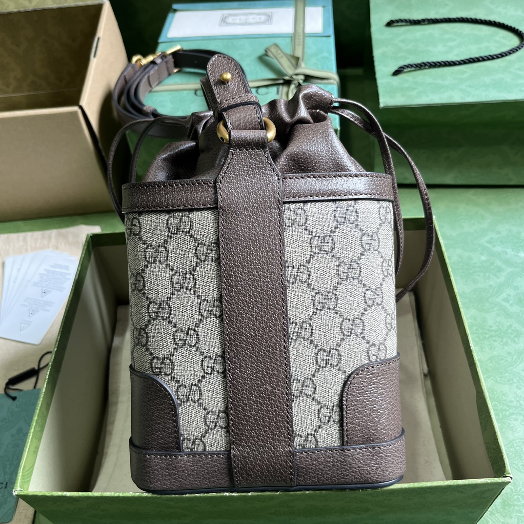 Bagsaaa Gvc*1 Ophidia Triangle Bucket Bag - 18x 16x 5cm